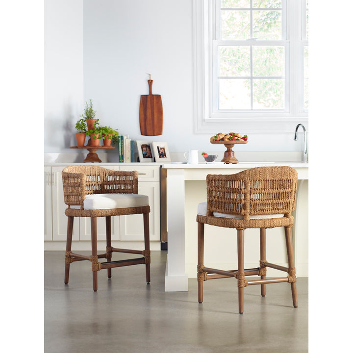 Boca Counter Stool - Natural/Flax