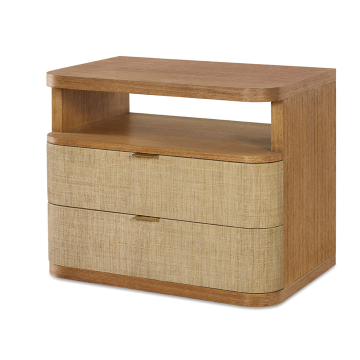 Cruz Two Drawer Large Nightstand