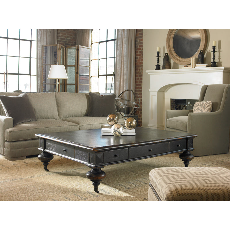 Grand Oak Cocktail Table - White