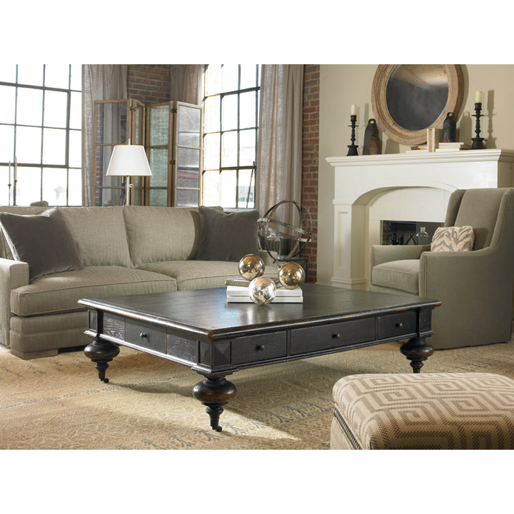 Grand Oak Cocktail Table - White