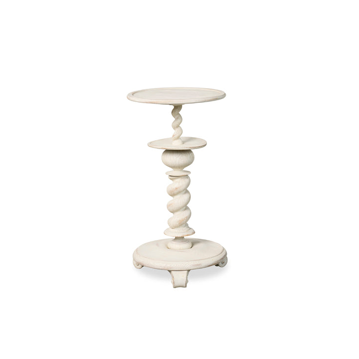 Lucia Candle Stand - White