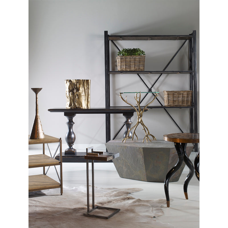 Sheffield Factory Shelving Tower