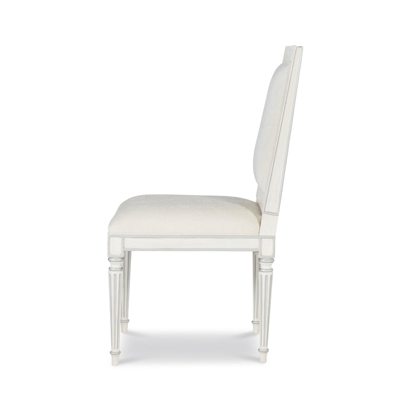 Barrington Side Chair - White/Silver