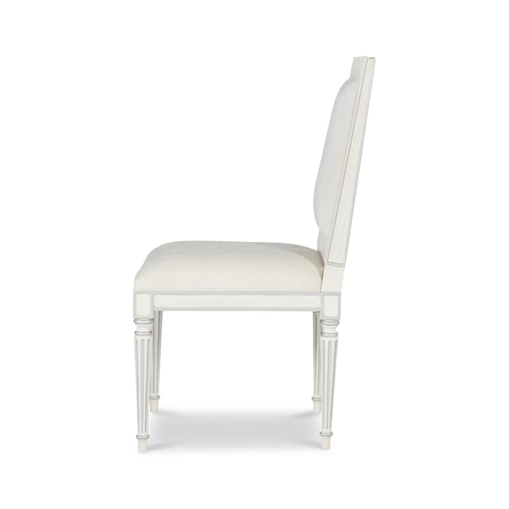 Barrington Side Chair - White/Silver