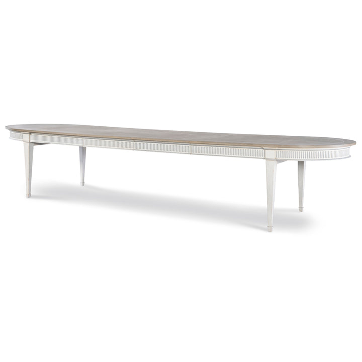 Barrington Dining Table - White/Silver