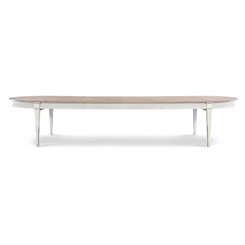 Barrington Dining Table - White/Silver