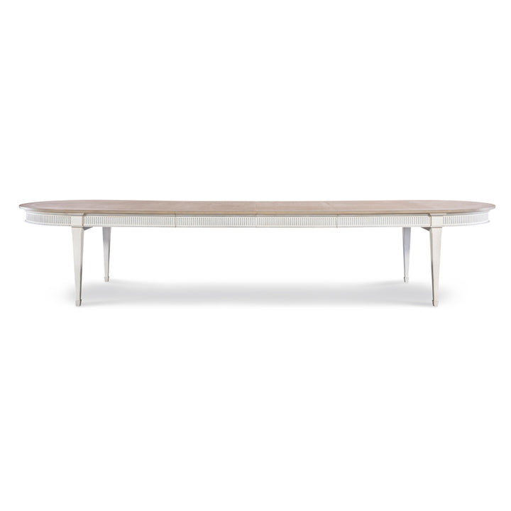 Barrington Dining Table - White/Silver
