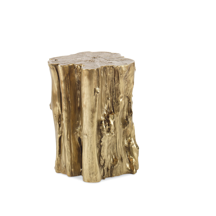 Small Yew Trunk Side Table