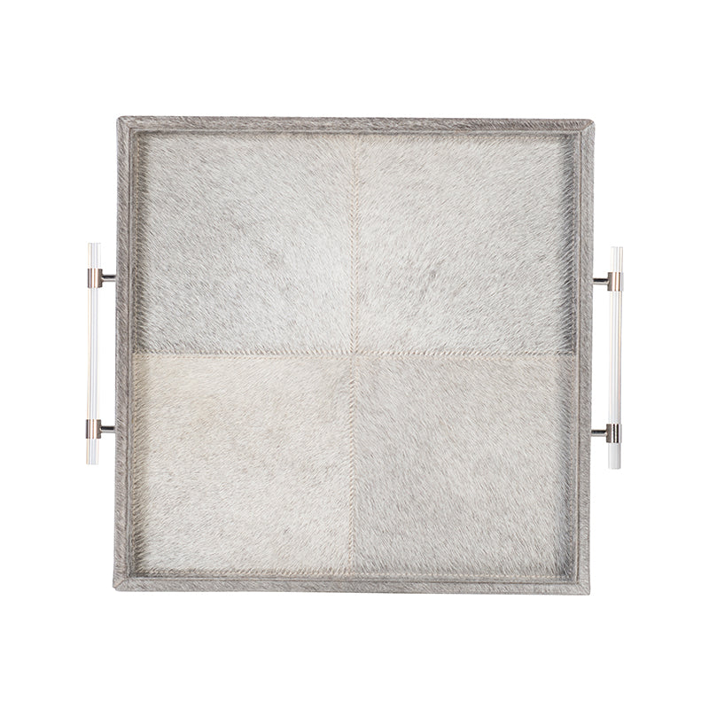 Sterling Small Hair-On-Hide Tray