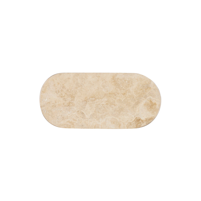 Bernini Accent Table - Travertine