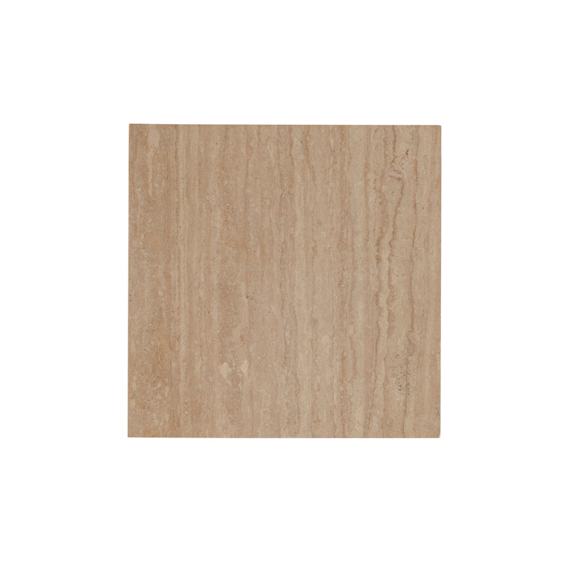 Ascoli Accent Table - Travertine
